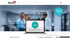 Desktop Screenshot of la-agencia-traduccion.es